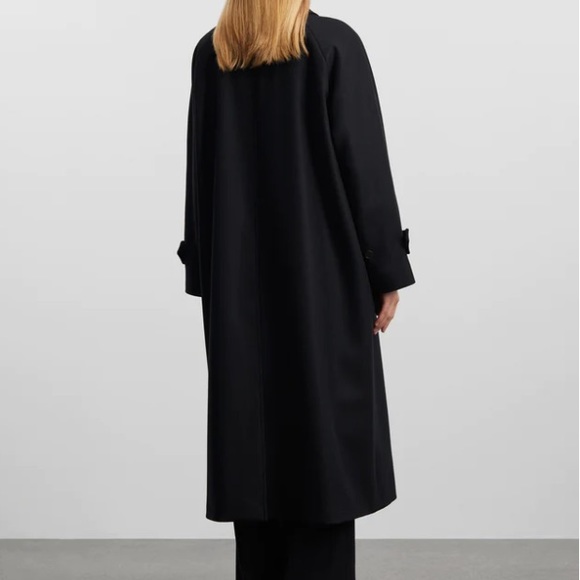 SKALL STUDIOS The Macy Black Coat Size 36 Oversized Fit - Picture 2 of 11